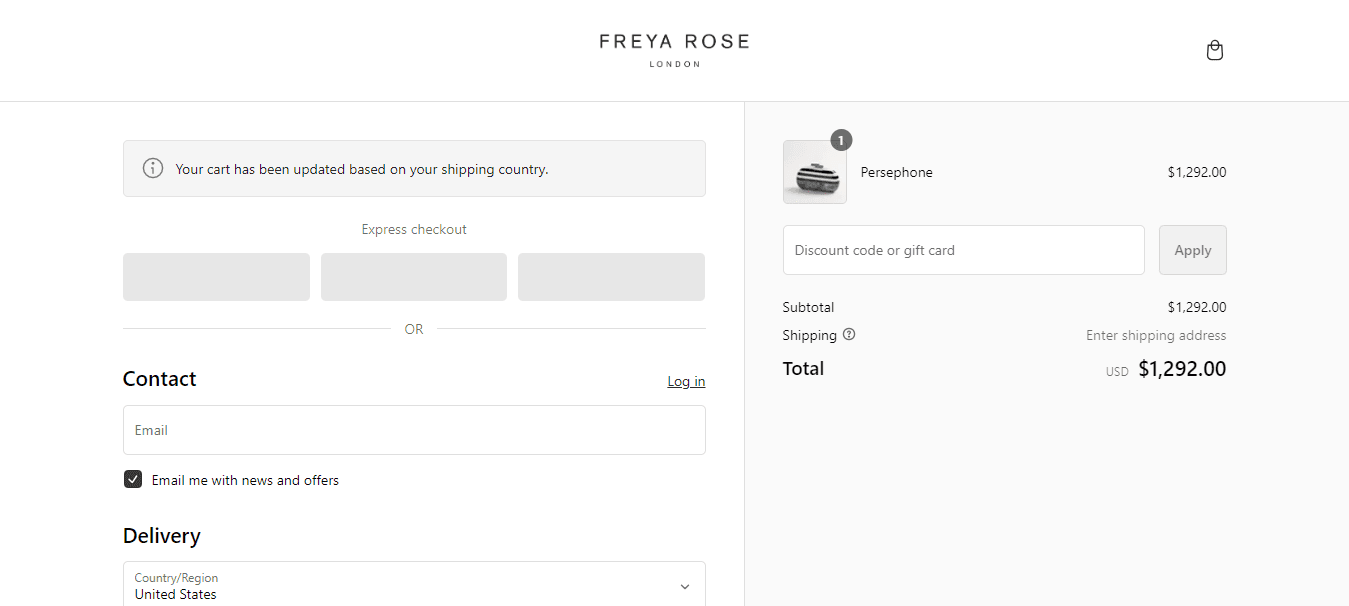 How to apply Freya Rose coupon code